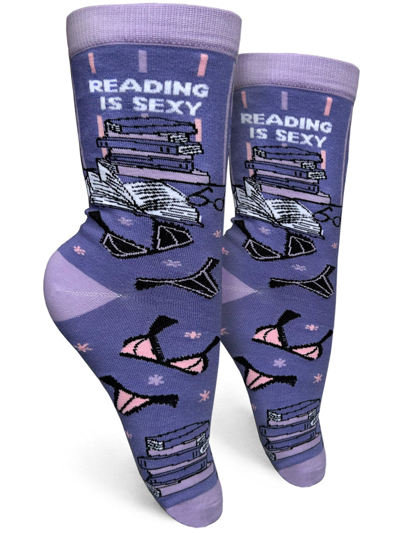 Sexy Socks - Positive Vibes Printed Cotton Crew Socks Unisex