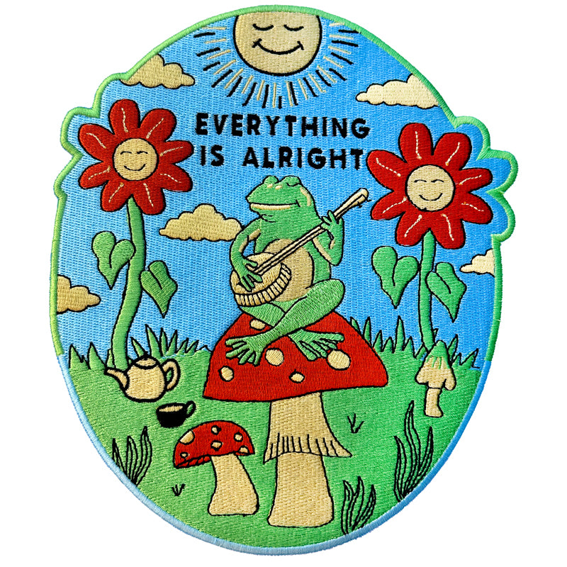 Everything Is Alright Large Back Patch – Groovy Things co